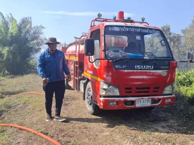 ร่วมดับไฟป่าพรุบาเจาะที่เขต หมู่ที่1 ตำบลตะปอเยาะ