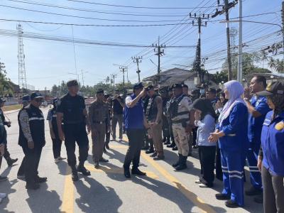 พิธีเปิดศูนย์ปฏิบัติการป้องกันและลดอุบัติเหตุทางถนนช่วงสงกรานต์