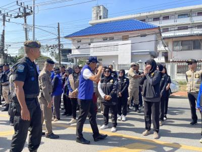 พิธีเปิดศูนย์ปฏิบัติการป้องกันและลดอุบัติเหตุทางถนนช่วงสงกรานต์