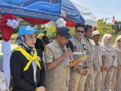 เปิดพิธีศูนย์ปฏิบัติการลดอุบัติเหตุทางถนน