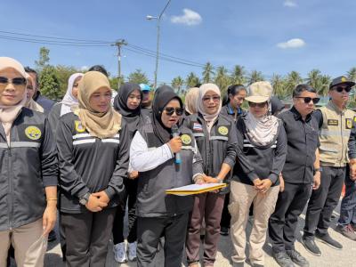 เปิดพิธีศูนย์ปฏิบัติการลดอุบัติเหตุทางถนน