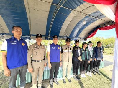 ร่วมต้อนรับรองผู้ว่าราชการจังหวัดนราธิวาสลงพื้นที่จุดตรวจ