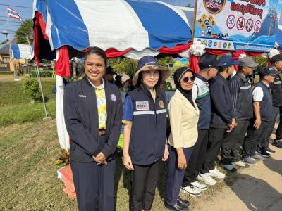 ร่วมต้อนรับรองผู้ว่าราชการจังหวัดนราธิวาสลงพื้นที่จุดตรวจ