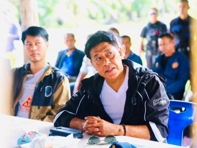 ประชุมหารือไฟไหม้ในป่าพรุในเขตตำบล ตะปอเยาะ