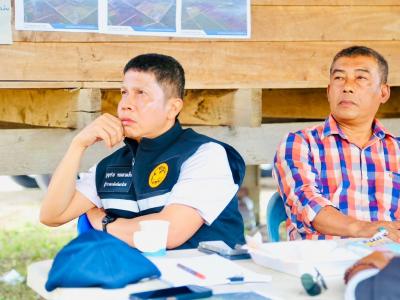 ประชุมหารือไฟไหม้ในป่าพรุในเขตตำบล ตะปอเยาะ