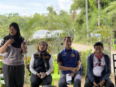 จังหวัดนราธิวาสลงพื้นที่ตรวจสถานที่ประเมินหมู่บ้าน