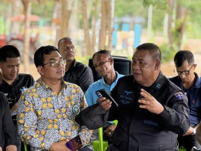 จังหวัดนราธิวาสลงพื้นที่ตรวจสถานที่ประเมินหมู่บ้าน