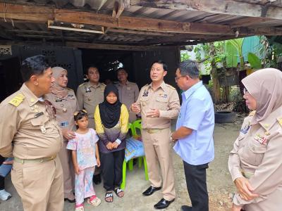 ลงพื้นที่เยี่ยมและให้กำลังใจครอบครัวของอาสามัครทหารพราน