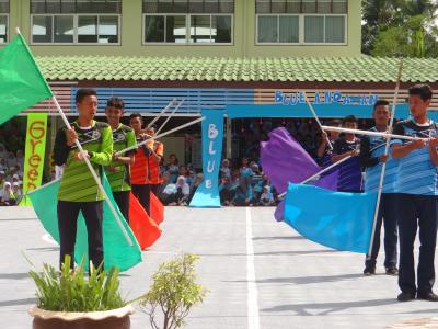 เปิดกีฬาสีภายในโรงเรียนฮาซานียะห์
