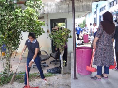กิจกรรรมรวมพลังทำความสะอาด