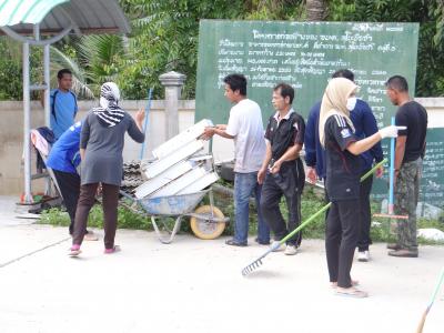 กิจกรรรมรวมพลังทำความสะอาด