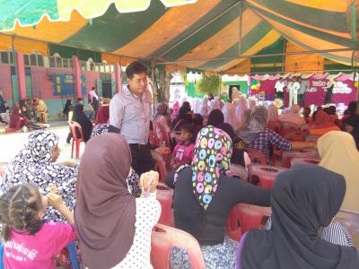 กิจกรรมเป็นประธานงานวันเด็กในตำบลลุโบะบือซา
