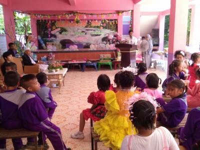 กิจกรรมเป็นประธานงานวันเด็กในตำบลลุโบะบือซา
