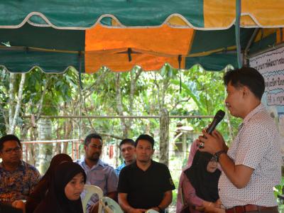 กิจกรรมเป็นประธานเปิดบุรณาการโครงการของ รพสต.ลุโบะบือซา