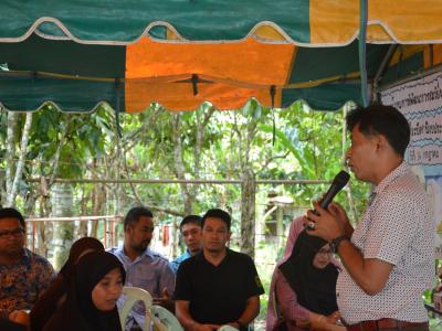 กิจกรรมเป็นประธานเปิดบุรณาการโครงการของ รพสต.ลุโบะบือซา