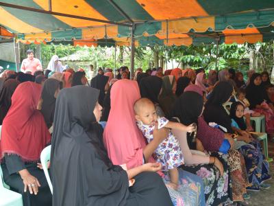 กิจกรรมเป็นประธานเปิดบุรณาการโครงการของ รพสต.ลุโบะบือซา