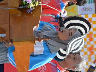 นายกเปฺ็นเกียรติเปิดกีฬาสีภายใน ร.ร ฮาซานียะห์